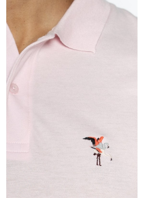 Polo Homme Rose - Flamants Roses