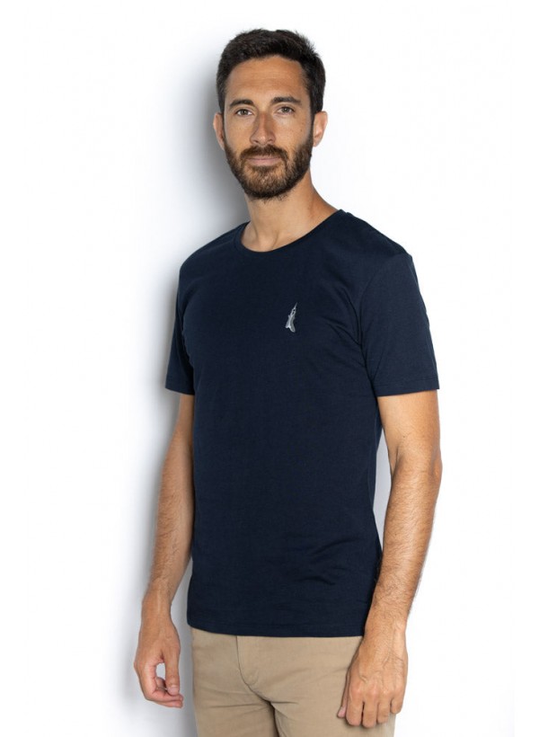 T-shirt Homme Bleu Marine - Requins