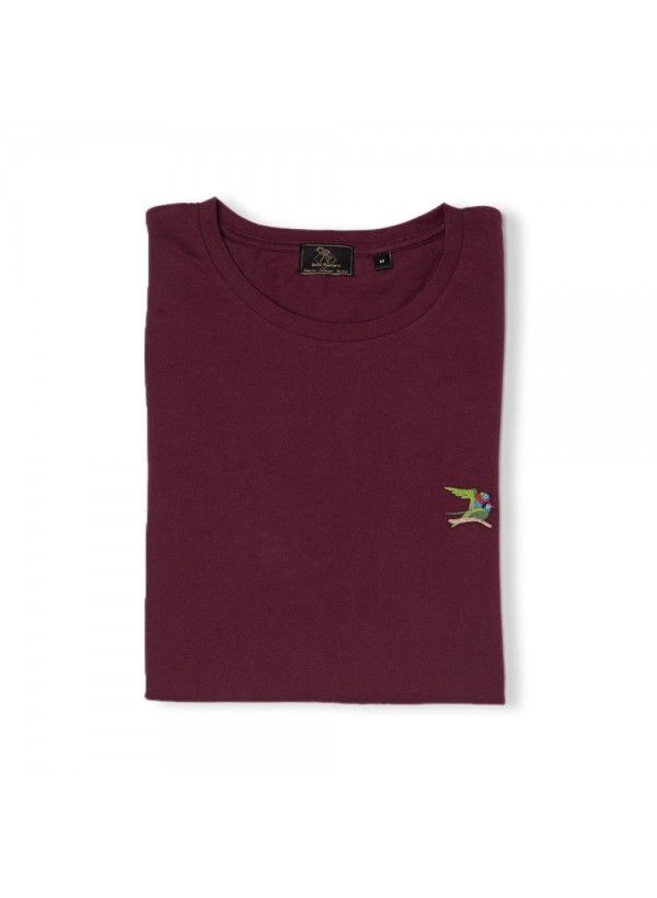 T-shirt Bordeaux Perroquets