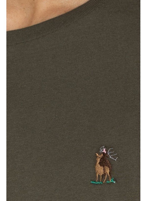 T-shirt Homme Vert Forêt - Cerf et Biche