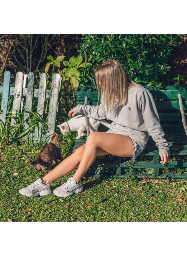Pull Gris Femme - Cerf et Biche